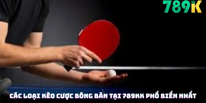 Các Loại Kèo Cược Bóng Bàn Tại 789KK Phố Biến Nhất